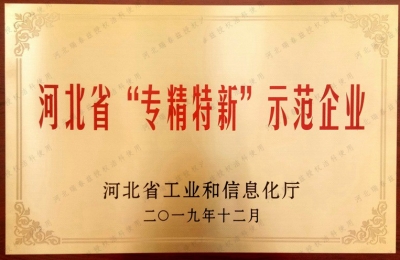 專(zhuān)精特新示範企業(yè)