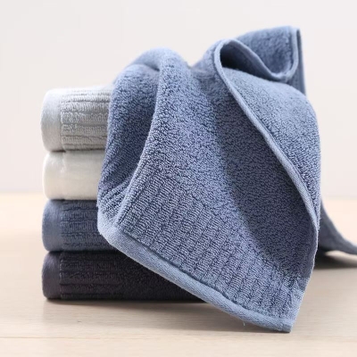純棉素色套巾可組裝禮盒定製刺繡
